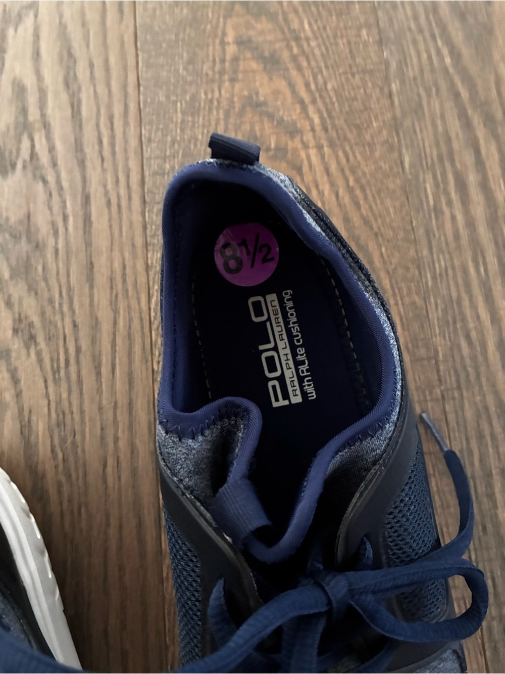 Polo Ralph Lauren Men’s Polo Athletic Sneakers Size 8.5 Blue Athleisure Shoes - Picture 14 of 14